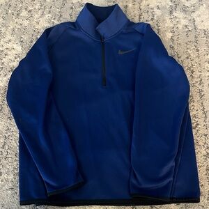 Nike Royal Blue Quarter-Zip Top